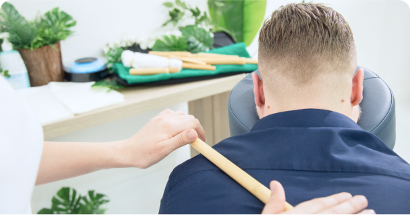 Bamboo Chair Massage